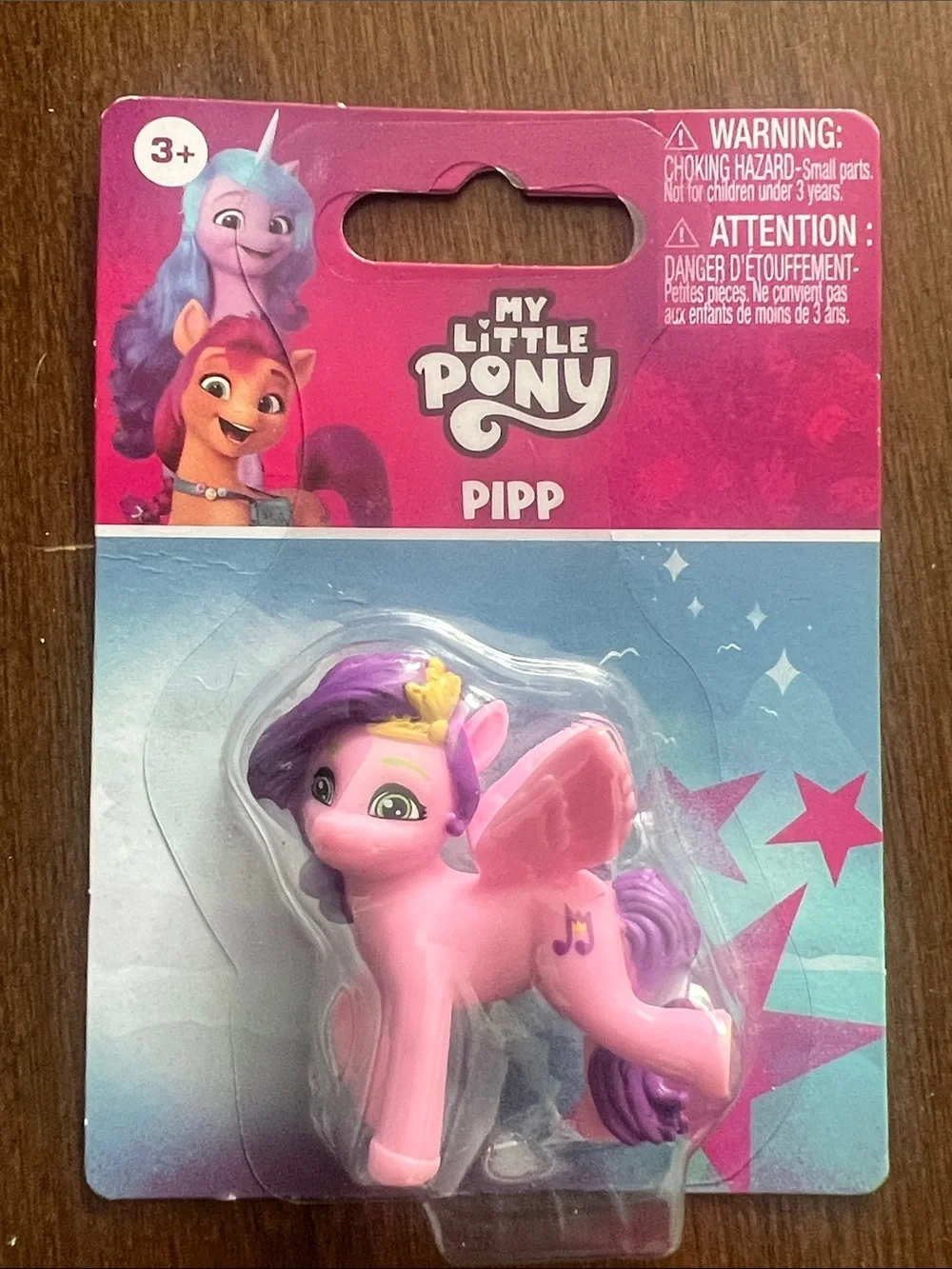 My Little Pony Zipp White, Hitch Yellow & Pipp Pink Mini Figures